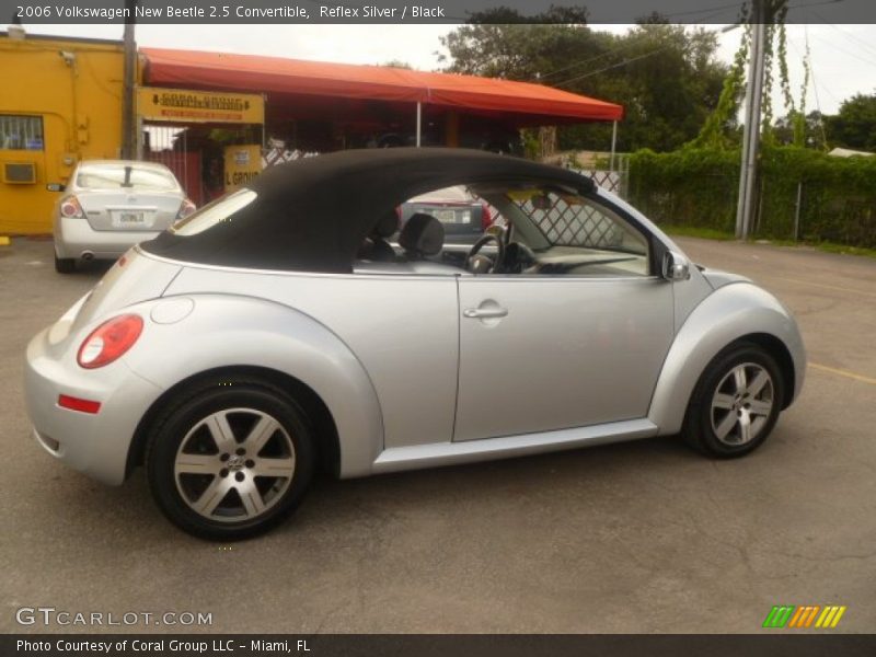 Reflex Silver / Black 2006 Volkswagen New Beetle 2.5 Convertible