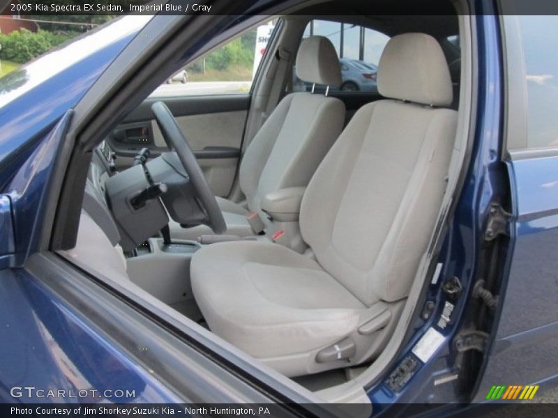 2005 Spectra EX Sedan Gray Interior