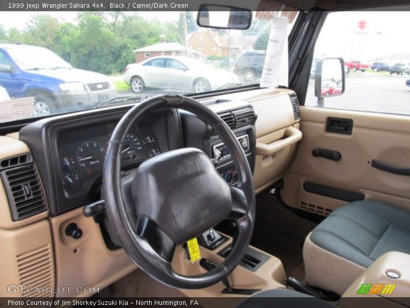 Black / Camel/Dark Green 1999 Jeep Wrangler Sahara 4x4