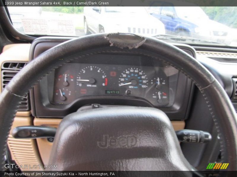 Black / Camel/Dark Green 1999 Jeep Wrangler Sahara 4x4