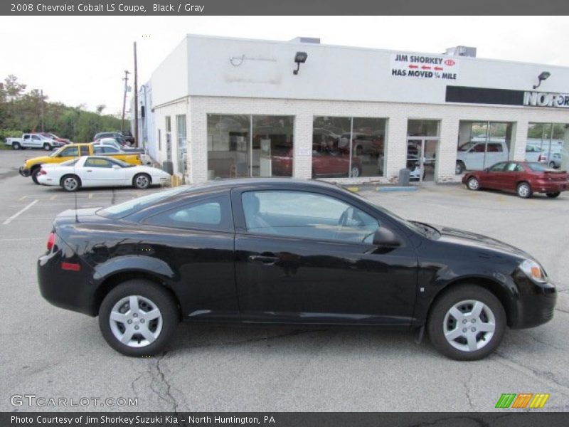 Black / Gray 2008 Chevrolet Cobalt LS Coupe
