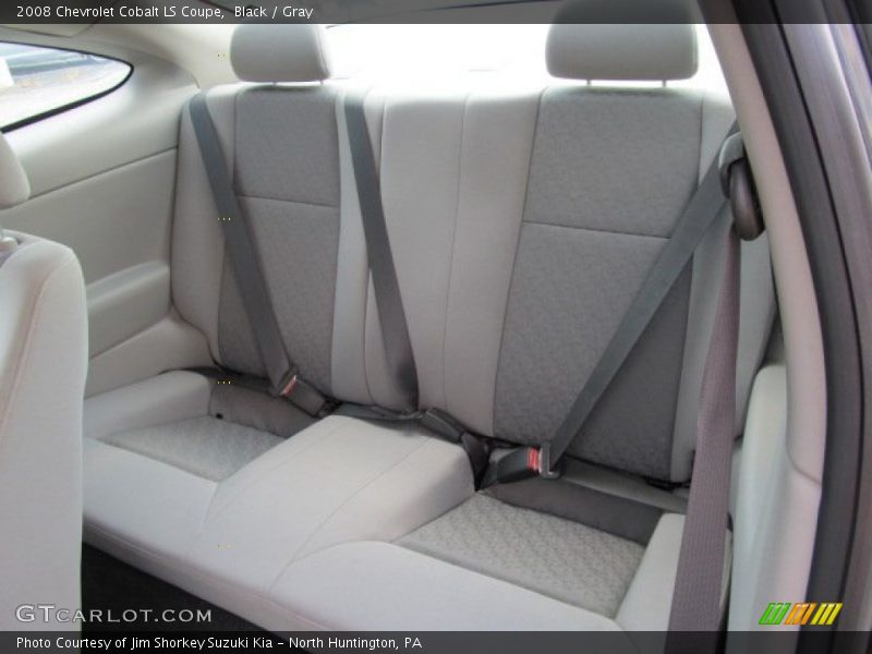Black / Gray 2008 Chevrolet Cobalt LS Coupe