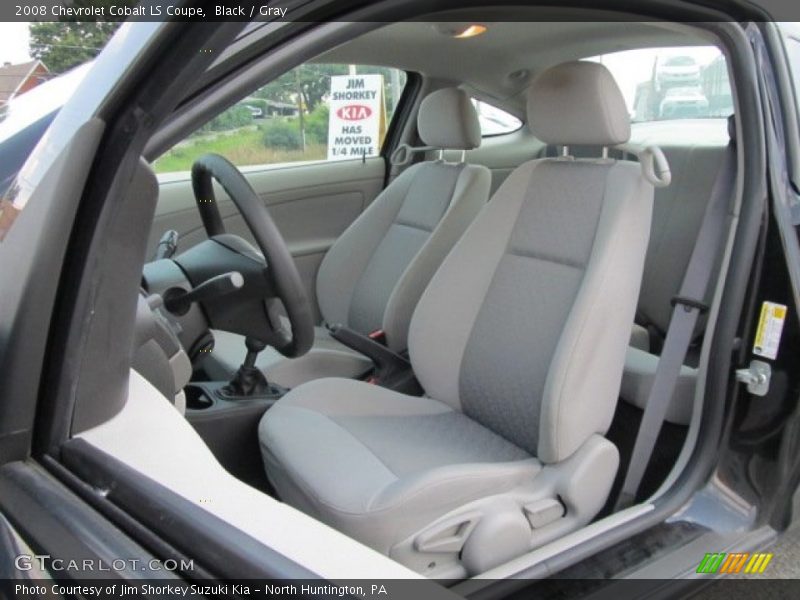 Black / Gray 2008 Chevrolet Cobalt LS Coupe