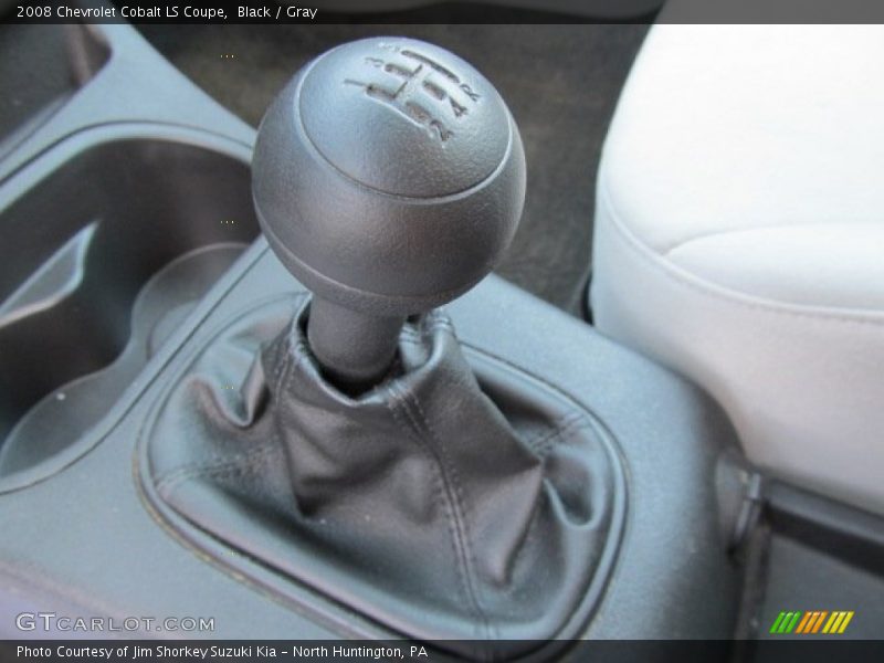 Black / Gray 2008 Chevrolet Cobalt LS Coupe
