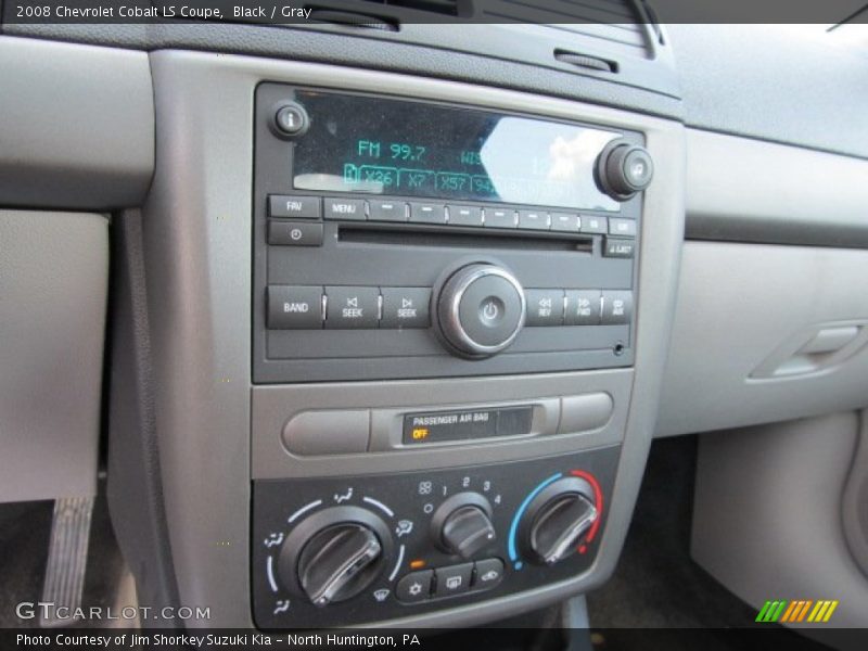 Black / Gray 2008 Chevrolet Cobalt LS Coupe