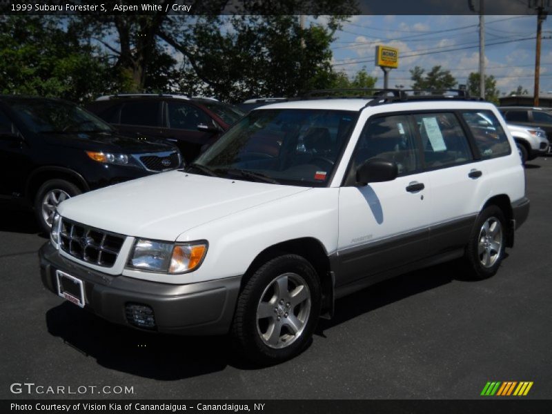 Aspen White / Gray 1999 Subaru Forester S