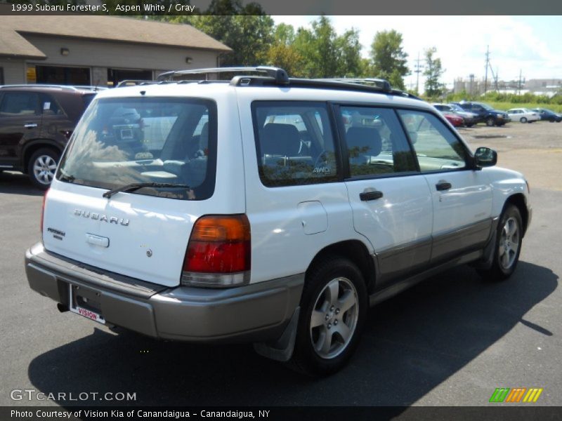 Aspen White / Gray 1999 Subaru Forester S