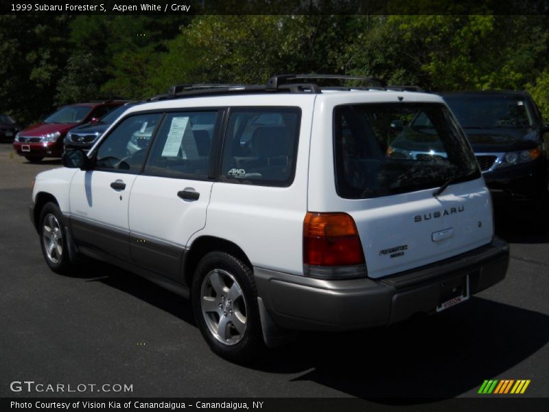 Aspen White / Gray 1999 Subaru Forester S