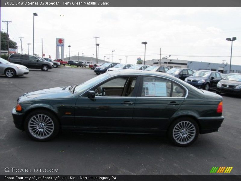Fern Green Metallic / Sand 2001 BMW 3 Series 330i Sedan