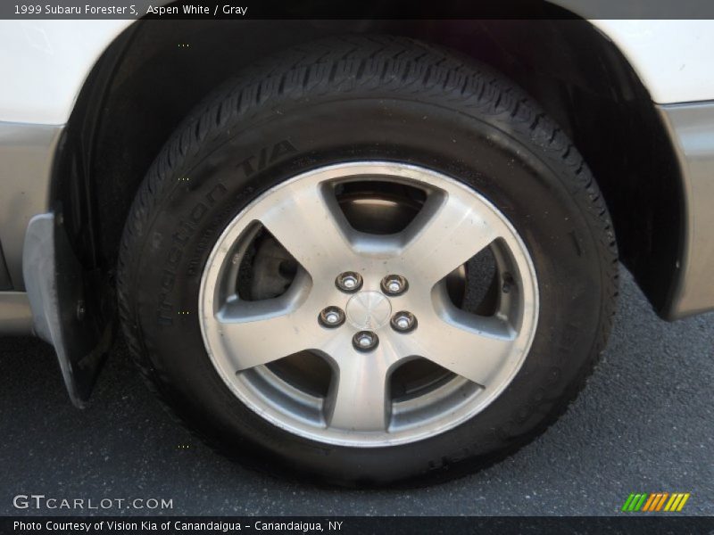 Aspen White / Gray 1999 Subaru Forester S