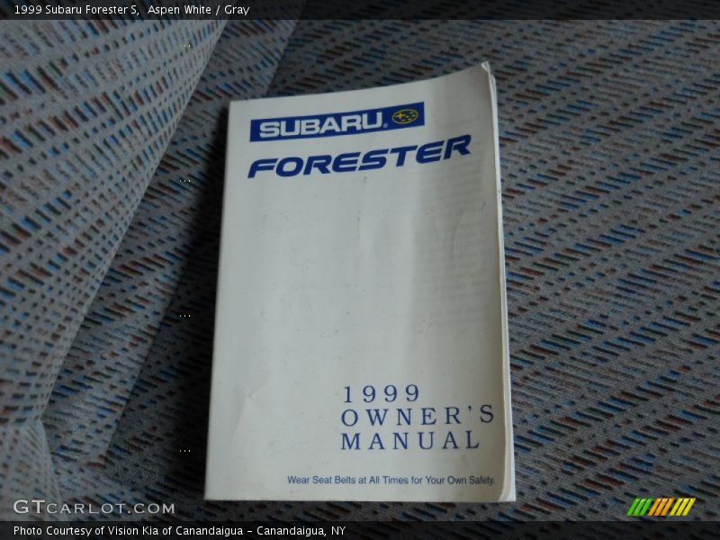 Aspen White / Gray 1999 Subaru Forester S