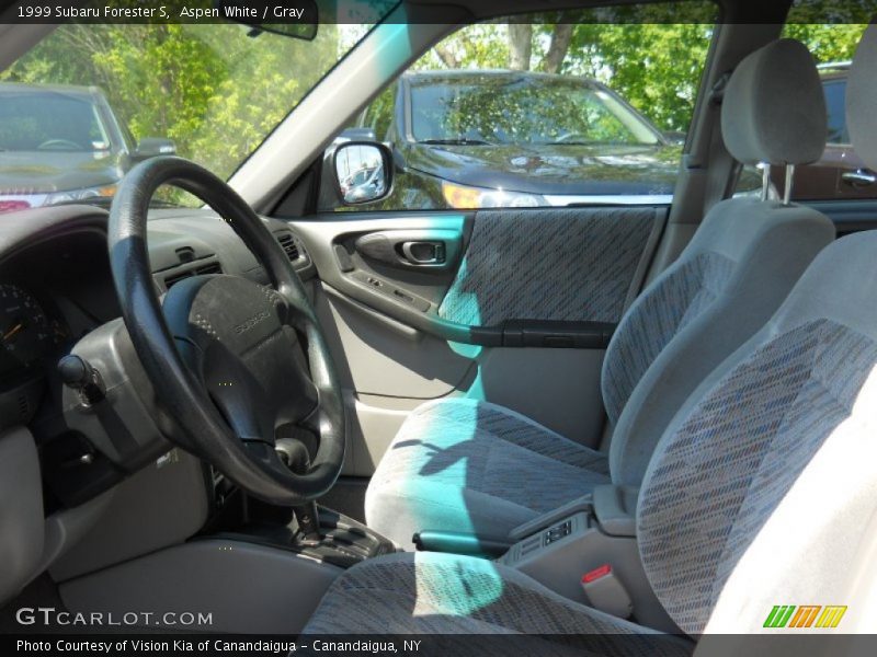 Aspen White / Gray 1999 Subaru Forester S