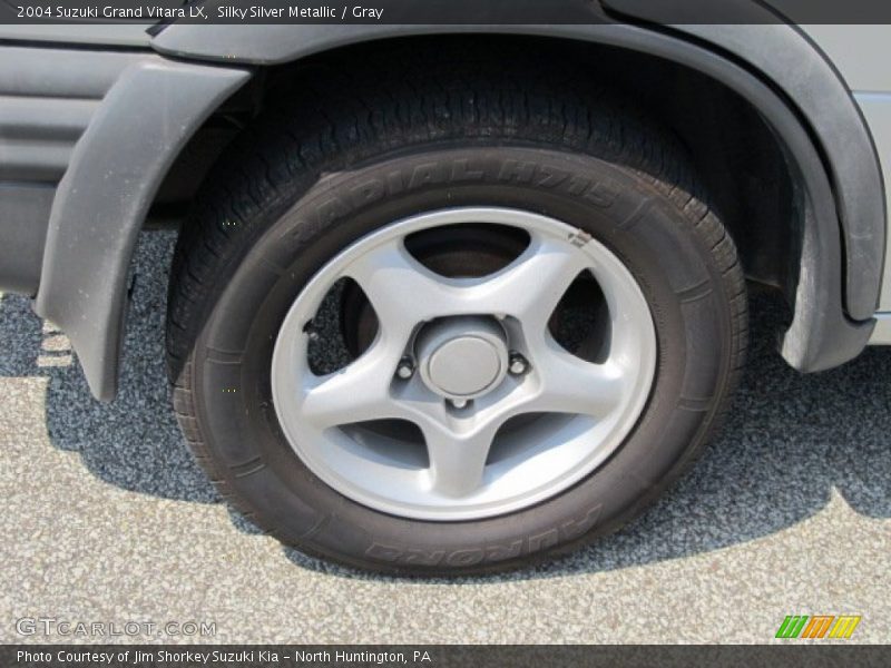 Silky Silver Metallic / Gray 2004 Suzuki Grand Vitara LX