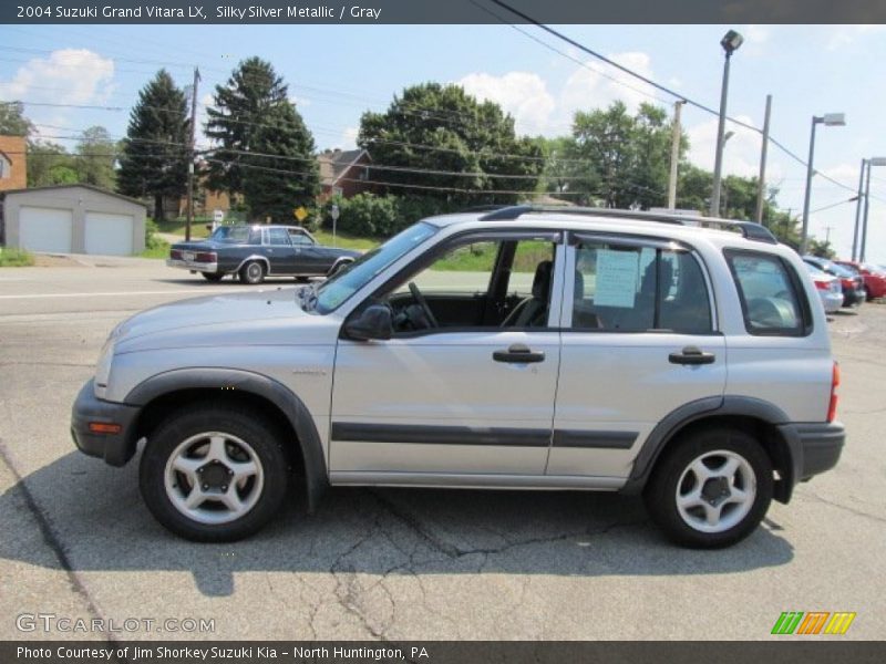 Silky Silver Metallic / Gray 2004 Suzuki Grand Vitara LX