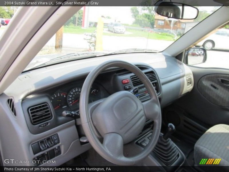 Silky Silver Metallic / Gray 2004 Suzuki Grand Vitara LX