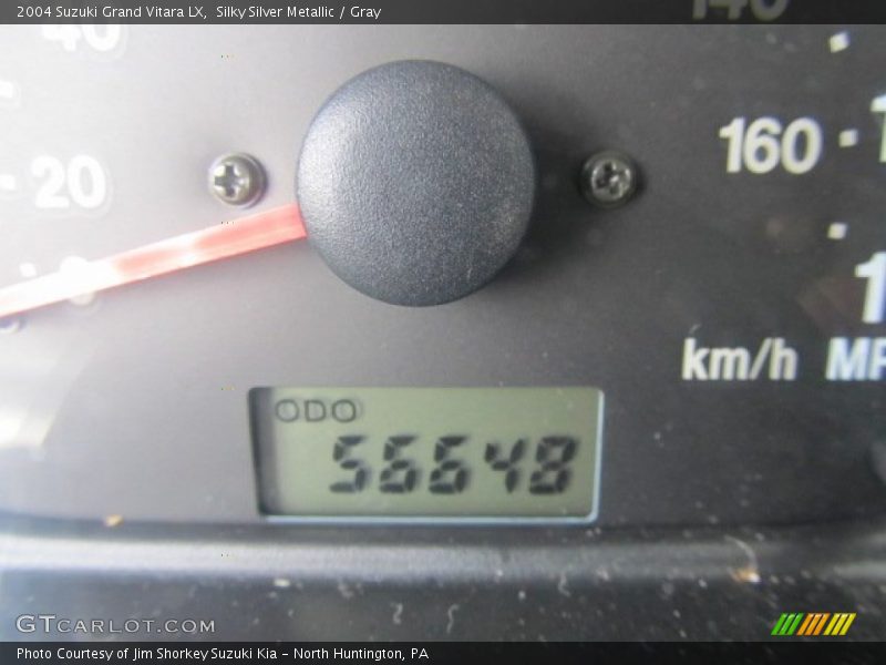 Silky Silver Metallic / Gray 2004 Suzuki Grand Vitara LX