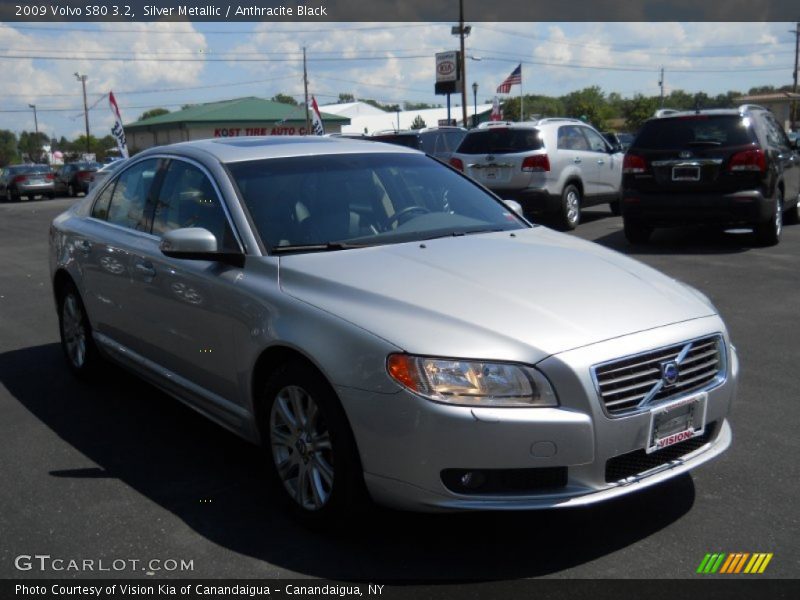 Silver Metallic / Anthracite Black 2009 Volvo S80 3.2