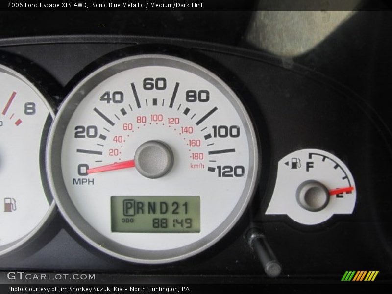 Sonic Blue Metallic / Medium/Dark Flint 2006 Ford Escape XLS 4WD