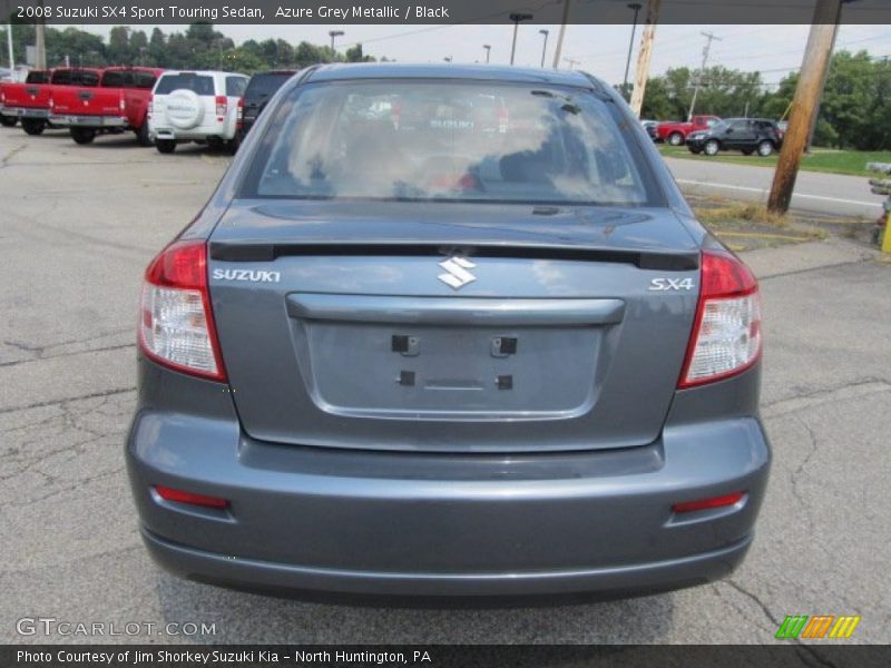 Azure Grey Metallic / Black 2008 Suzuki SX4 Sport Touring Sedan