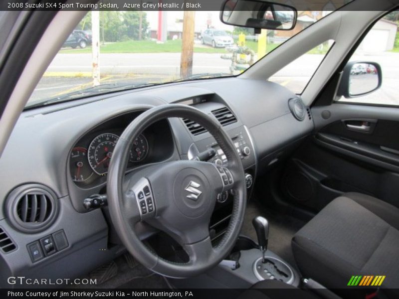 Azure Grey Metallic / Black 2008 Suzuki SX4 Sport Touring Sedan
