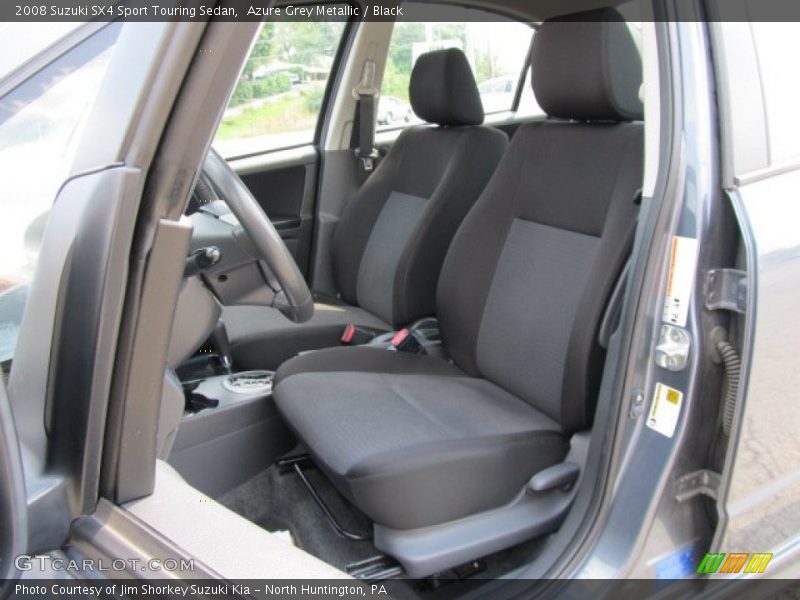 Azure Grey Metallic / Black 2008 Suzuki SX4 Sport Touring Sedan