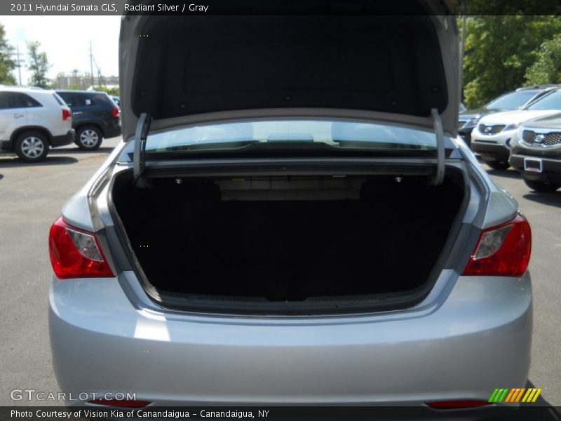 Radiant Silver / Gray 2011 Hyundai Sonata GLS