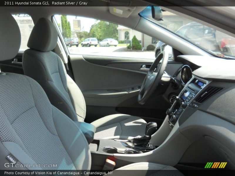 Radiant Silver / Gray 2011 Hyundai Sonata GLS