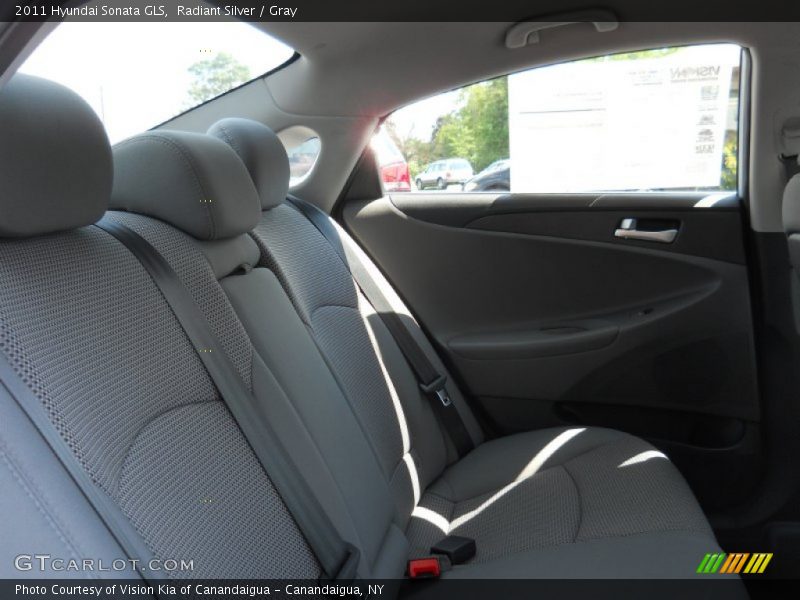 Radiant Silver / Gray 2011 Hyundai Sonata GLS