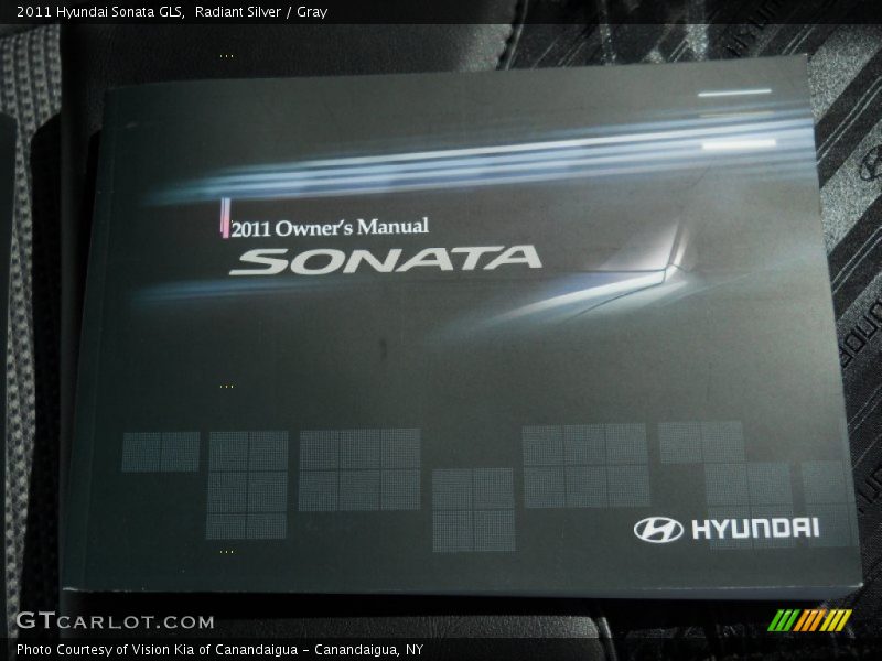 Radiant Silver / Gray 2011 Hyundai Sonata GLS