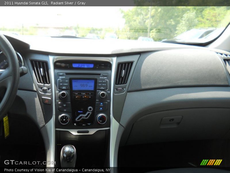 Radiant Silver / Gray 2011 Hyundai Sonata GLS