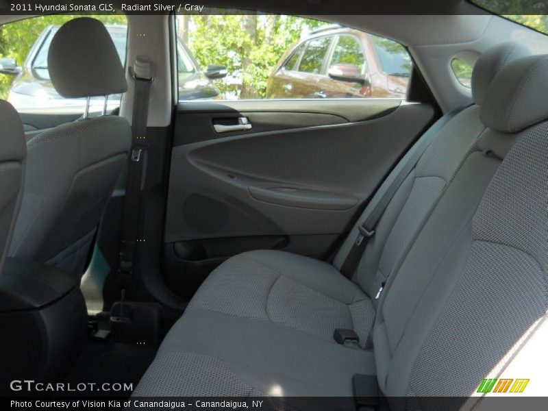 Radiant Silver / Gray 2011 Hyundai Sonata GLS