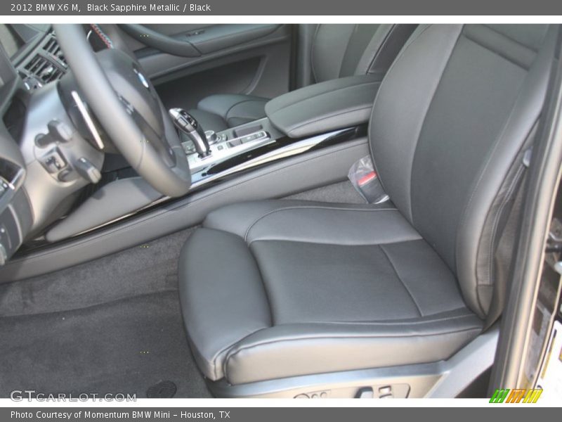  2012 X6 M  Black Interior