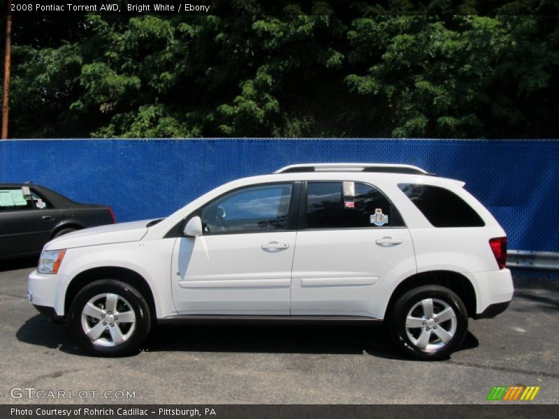 Bright White / Ebony 2008 Pontiac Torrent AWD