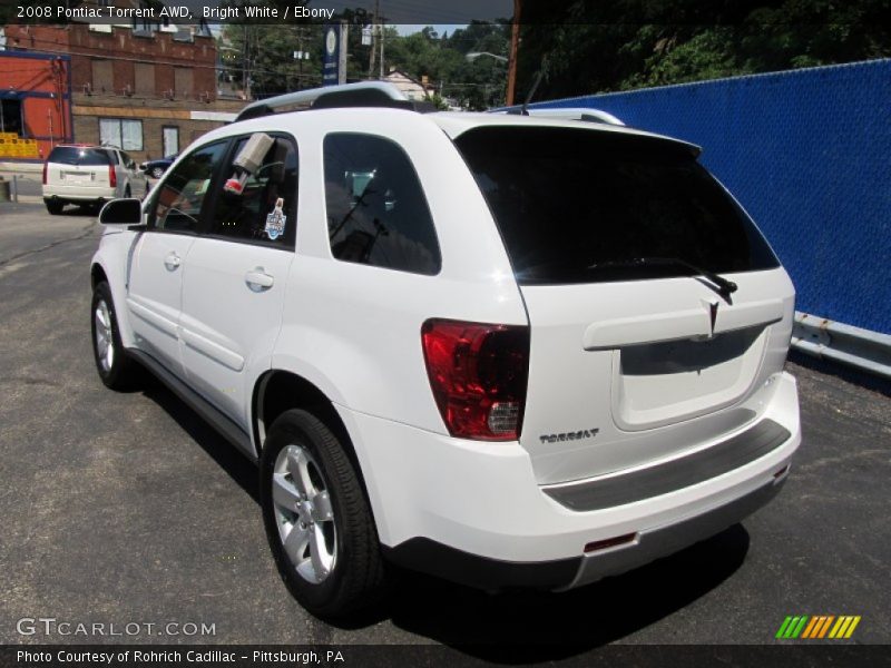 Bright White / Ebony 2008 Pontiac Torrent AWD