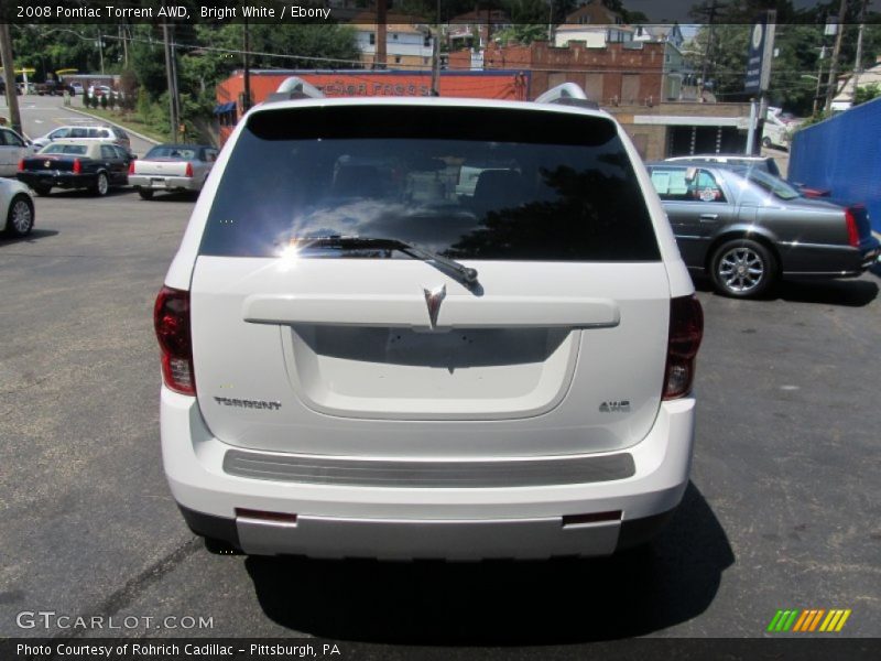 Bright White / Ebony 2008 Pontiac Torrent AWD
