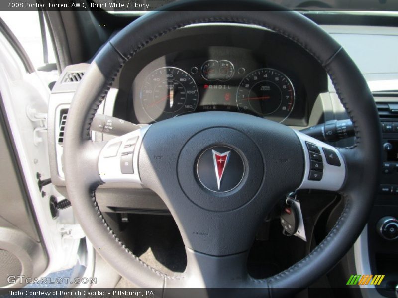 Bright White / Ebony 2008 Pontiac Torrent AWD