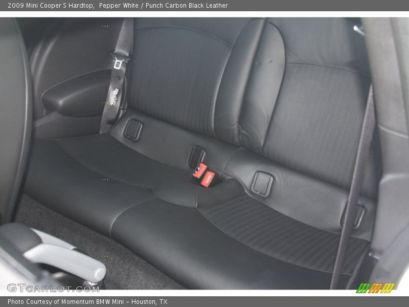 Pepper White / Punch Carbon Black Leather 2009 Mini Cooper S Hardtop