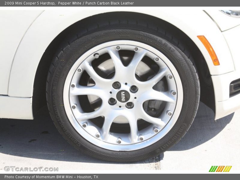 Pepper White / Punch Carbon Black Leather 2009 Mini Cooper S Hardtop