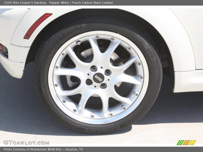 Pepper White / Punch Carbon Black Leather 2009 Mini Cooper S Hardtop