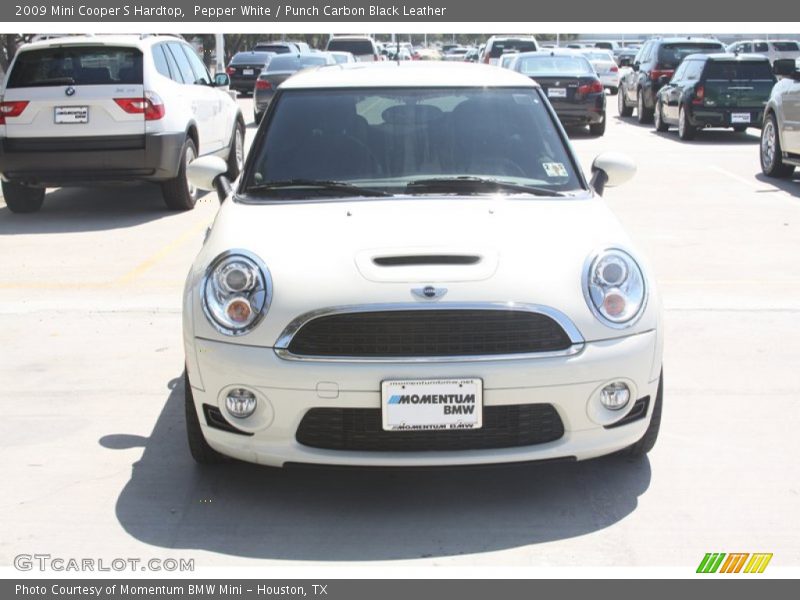Pepper White / Punch Carbon Black Leather 2009 Mini Cooper S Hardtop