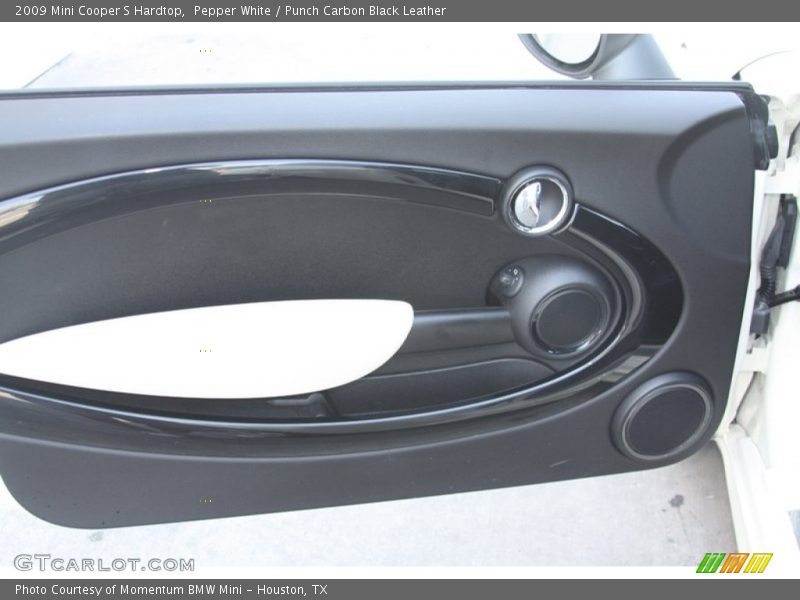 Pepper White / Punch Carbon Black Leather 2009 Mini Cooper S Hardtop