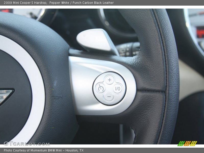 Pepper White / Punch Carbon Black Leather 2009 Mini Cooper S Hardtop