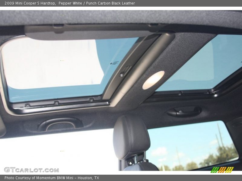 Pepper White / Punch Carbon Black Leather 2009 Mini Cooper S Hardtop