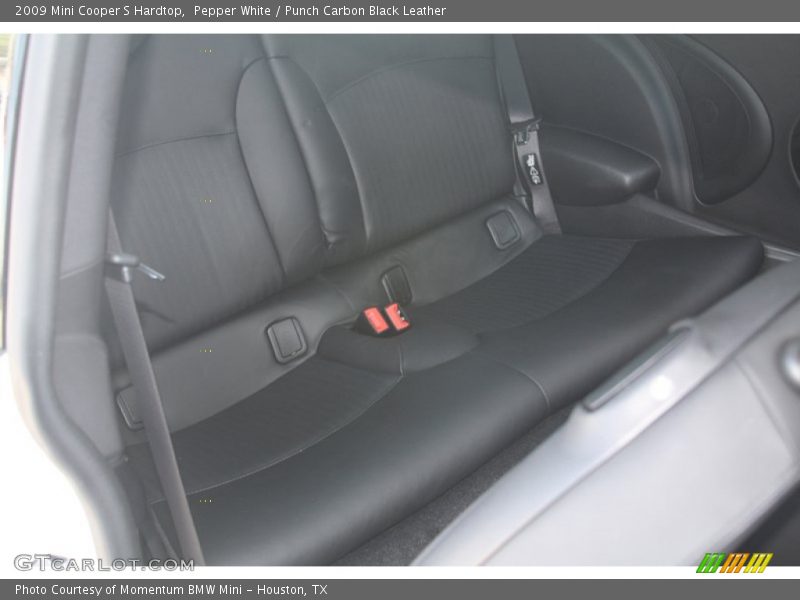 Pepper White / Punch Carbon Black Leather 2009 Mini Cooper S Hardtop