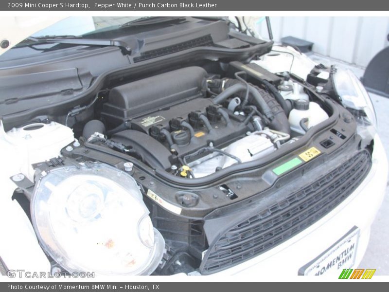 Pepper White / Punch Carbon Black Leather 2009 Mini Cooper S Hardtop