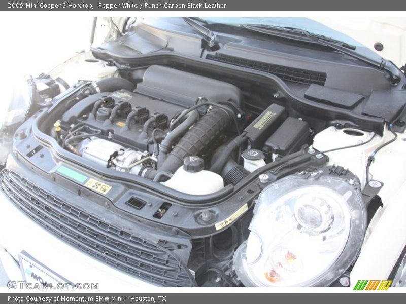 Pepper White / Punch Carbon Black Leather 2009 Mini Cooper S Hardtop