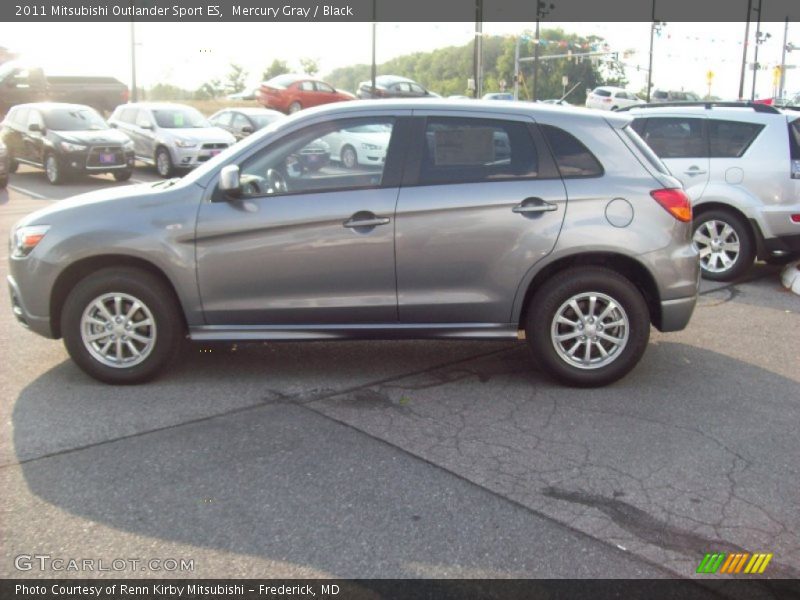 Mercury Gray / Black 2011 Mitsubishi Outlander Sport ES