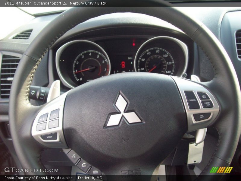 Mercury Gray / Black 2011 Mitsubishi Outlander Sport ES