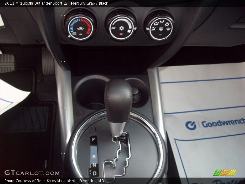 Mercury Gray / Black 2011 Mitsubishi Outlander Sport ES
