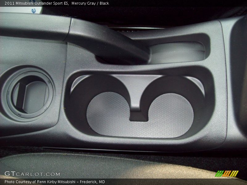 Mercury Gray / Black 2011 Mitsubishi Outlander Sport ES